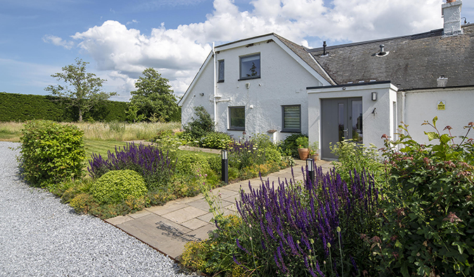 A garden design in East Lothian
